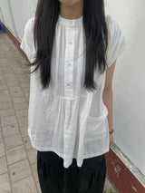 Dot button Blouse