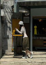 BALLOON CARGO HALF PANTS