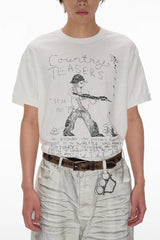 War Print Fitted Tee