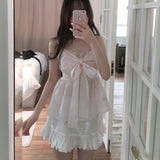 Summer Lace Ribbon Blouse - PINK
