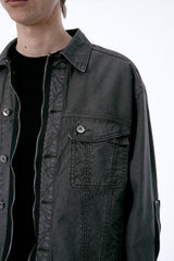 DYED 3 ZIP TRUCKER (CHARCOAL)