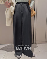 【MADE】ワンピンタックワイドスラックス