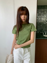 [MADE] 2LVE ROUND CROP TEE
