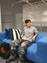 No.1353 LT クロップレイヤードハーフTシャツ (3color)