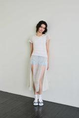 WITTY KNIT ONE-PIECE / IVORY