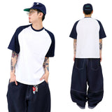 ベーシックラグランショートスリーブTシャツ