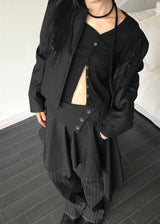  DRAPE WRAP MINI SKIRT