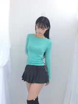 Clean neck soft t-shirt
