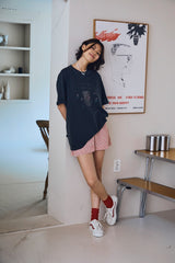 26SS★ローズ キティ ピグメント ショートスリーブ Tシャツ