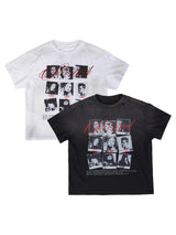 SEXXDEVIL Portrait Grid Distressed Tee