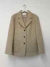 [wool90%] ヘヴィーウールオーバーフィットジャケット