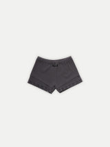 Anfora レース ショーツ ダークグレー