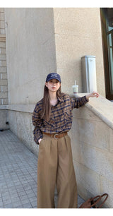 Super Pintuck Wide Cotton Pants
