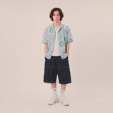 smoke paisley open collar shirt_blue