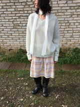 モヘアタッチ Vネックニット (3color)