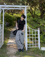 ルアンカーブドカーゴワイドパンツ