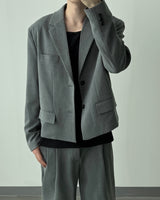 LUMI Oversized Crop Blazer