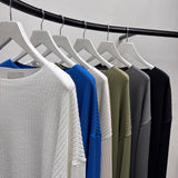 LMN Pol Decky Balloon Boat Neck Knitwear Long Sleeve Tee (6 colors)