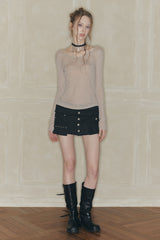 DUSK GRAPHIC TEE beige