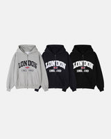 CV London embroidery hoodie zip-up (3C)