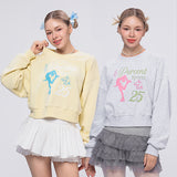 25P パーセントスポーツクロップスウェットシャツ 25B41224WM