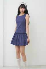 Darlene Mini Dress Navy