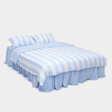 Dust-Free Bold Stripe Duvet Cover - Q size
