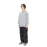 Sport Dept Flocking Logo Sweatshirt - Melange Grey