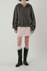 Essential logo hoodie_charcoal