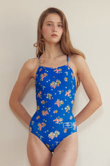 [Spring Pony_blue] One Piece Swimsuit