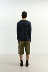 Comfort 3-Button Henley Neck (Navy)
