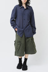 Washed Cargo Bermuda Pants (4color)