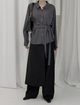 Merom Wrap Skirt Pants