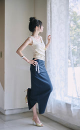 [MADE] Zanne Sailing Wrap Sleeveless Top