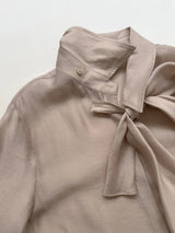 Lucia Tie See-through Blouse