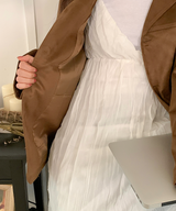 Autumn Suede Collar Jacket
