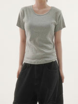 テリーラウンド半袖Tシャツ -3C
