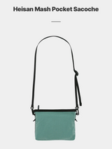【EVENT PRICE】 Mesh Pocket Sacoche Nylon Emelard
