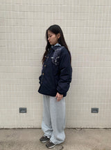 [Unisex] マピットカーブドバンディングバルーンワイドパンツ