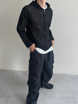 nylon suit pocket pants(2colors)