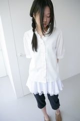 メッシュレイヤード スリーブレスワンピース(2colors)