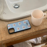 HEART ROSE GLASS CASE