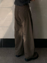 Alfor Pintuck Curved Dart Pants