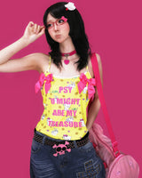 psycho ribbon sleeveless