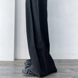 Twin-Pleated Draped Trousers