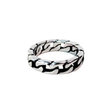 Simple Oil Painting Chain Ring