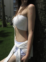 wrinkle ring bikini set