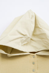 Past Waffled Hooded Top (4color)