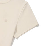 KIRSH PLAIN SLIM FIT T-SHIRT - IVORY