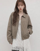 (UNISEX) Softening Work Dyeing Jacket